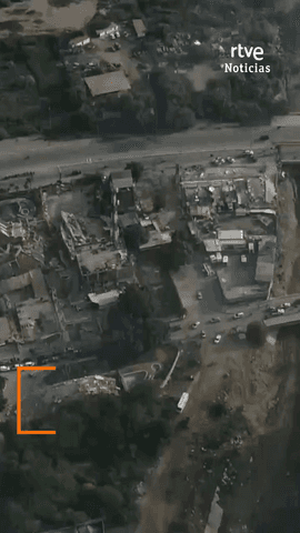 Estas son las im�genes a�reas que muestran la destrucci�n que han provocado los terremotos en Venezuela: edificios derruidos y barrios enteros convertidos en escombros.