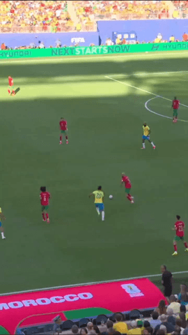 �Mucho arte en el 0-1 de Marruecos ante Brasil!