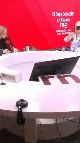 Comienza el especial por la visita del papa León XIV a España, conducido por Pepa Fernández y @juanralucas, en RNE, @radio5rne y Radio Exterior de España 