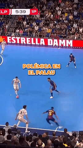  El Barcelona ha protestado mucho el segundo gol de ElPozo Murcia