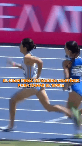  ¡Qué hábil ha sido Marina Martínez para proclamarse campeona de España de 1.500 en #Málaga2026!