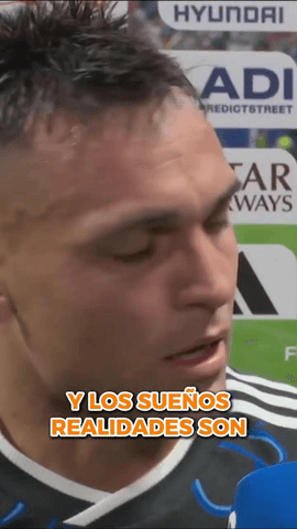 Confianza nivel Lautaro Martínez.