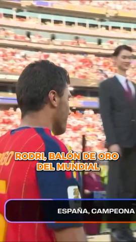  Rodri cierra un Mundial para la historia.