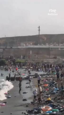 M�s de 50.000 personas han entrado irregularmente Ceuta en 24 horas.