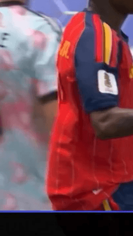 �La rabia de Nico Williams en el gol de Merino!