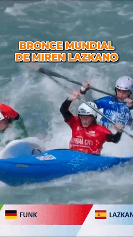  MIREN LAZKANO, bronce mundial en kayak cross.