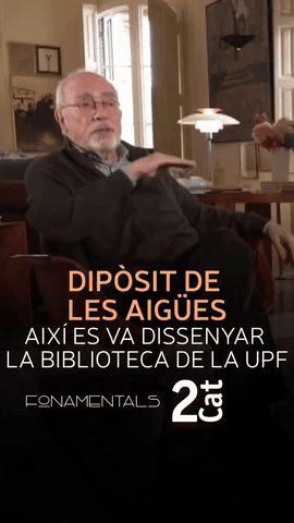  L'arquitecte Llu�s Clotet explica com van redissenyar el Dip�sit de les Aig�es per convertir-lo en una biblioteca universit�ria.