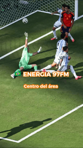 Así sonó el gol en la radio brasileña.