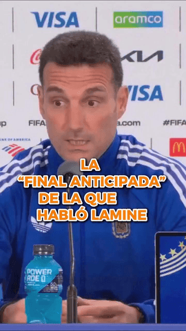 Un periodista pregunt� a Scaloni por unas palabras en las que Lamine Yamal afirmaba que el Francia-Espa�a era una final anticipada.