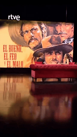 Ayer, en @historiadenuestrocine_la2, con @elenassanchez_, hablamos con @mery_cuesta_leopardissima de la película ‘El bueno, el feo y el malo’, un auténtico clásico que tienes disponible en @rtveplay