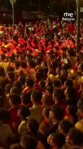 Gol de Ferr�n L�pez para poner por delante en el marcador a los de Luis de La Fuente...