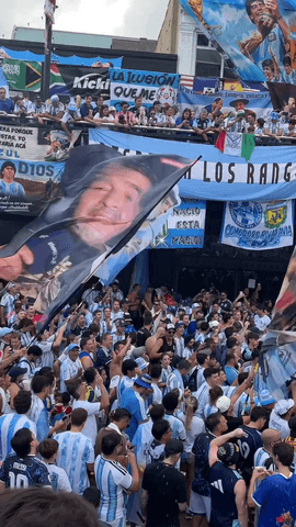  Atlanta vive el banderazo más multitudinario del Mundial: 10.000 argentinos en la previa del Inglaterra-Argentina