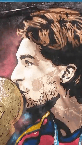VANDALIZAN EL MURAL DE FERRAN 