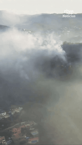  Es el rastro desolador que nos deja el incendio de las Gavarres, en Girona.