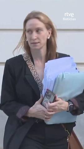 La abogada de Koldo Garc�a, Leticia de la Hoz, declara este martes como imputada ante el juez del caso Leire D�ez.