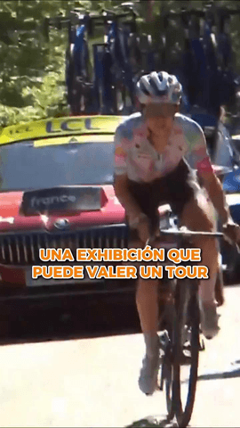  Parec�a invitada de lujo y acab� siendo protagonista de la pel�cula de Mont Ventoux.
