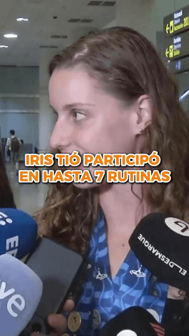 Iris Tió ha participado en hasta 7 rutinas en los #EuropeanAquatics, con una exigencia física y mental extrema