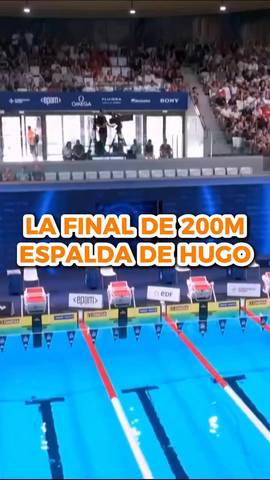  Hugo González queda sexto en la final de 200m espalda en #EuropeanAquatics de #Paris2026