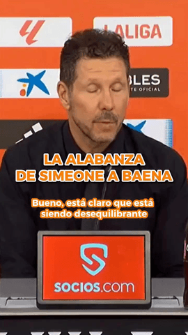 Simeone valora la actuación de Baena en el #SevillaAtlético