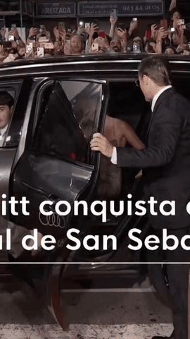San Sebasti�n se rinde ante Brad Pitt.