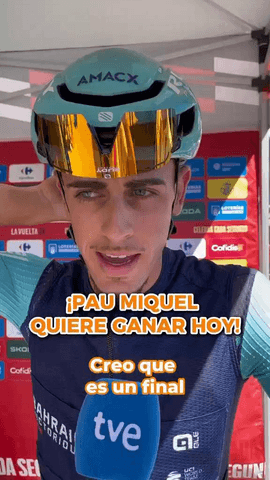  ¡Ojo con Pau Miquel hoy en #LaVuelta26!