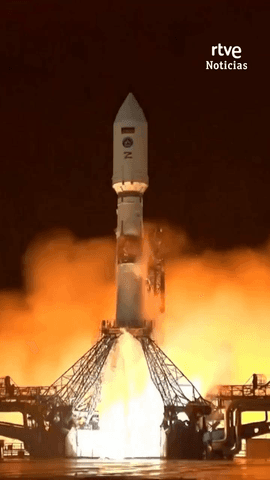 Rusia lanza con �xito el Soyuz-2.1b desde el cosm�dromo de Plesetsk.