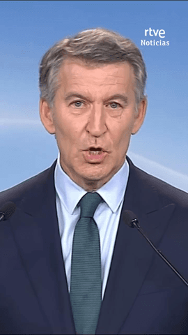 Primera reacci�n de Alberto N��ez Feij�o al adelanto electoral anunciado por Pedro S�nchez para el 29 de noviembre: �Por fin los espa�oles podr�n elegir�.