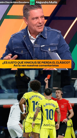 ¿Fue justa la roja a Vinicius?