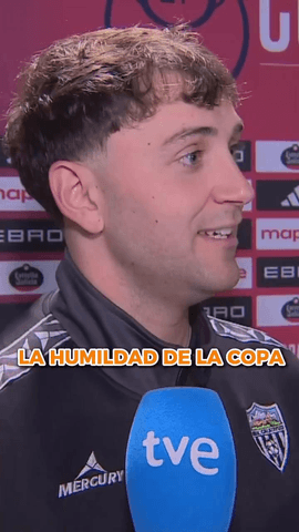 Sergio Garc�a, del Atl�tico Calatayud, dej� una de las zonas mixtas m�s naturales preguntando si hab�a hablado bien tras declarar que 