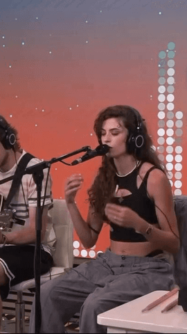 Pura energ�a en el estudio de la Casa de la Radio 