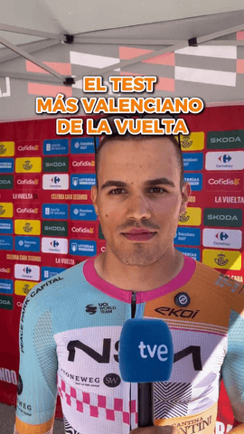  ¡Pau Martí se somete al test más valenciano de la Vuelta a España!