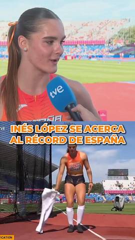 Inés López, mejor marca personal y “harta de visualizar el lanzamiento”