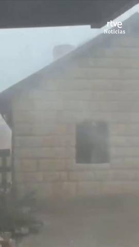 La lluvia y el granizo han marcado la jornada en varios puntos de Espa�a.