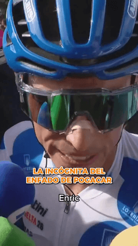 Pogacar, ataque por enfado.