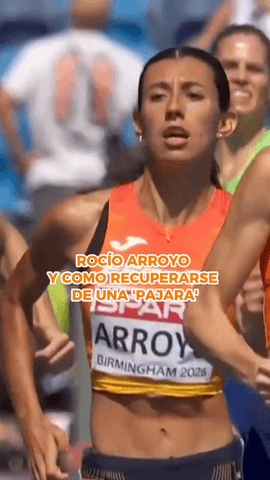  Rocío Arroyo cumplió con creces y logró el pase a la final de 800 en los Europeos de #Birmingham2026.