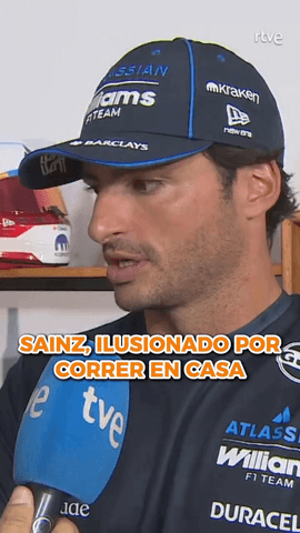SAINZ, ILUSIONADO POR CORRER EN CASA