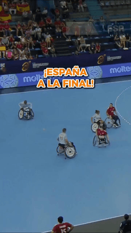  ¡¡Ese gol de Lorenzo Edjang mete a España en la final del Mundial de balonmano en silla de ruedas!!