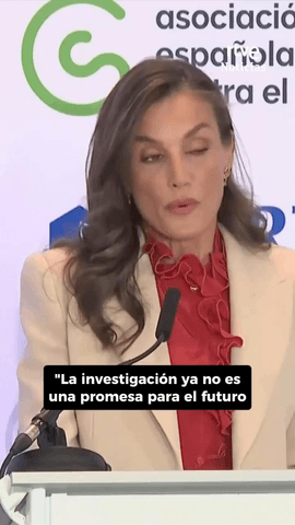  La reina Letizia ha reivindicado en Bruselas una investigaci�n contra el c�ncer 