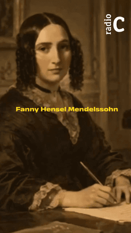  Fanny Hensel empez� a publicar sus obras con su propio nombre cuando ya hab�a cumplido los 40 a�os.