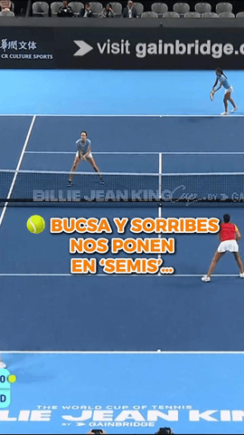  El dobles formado por Bucsa y Sorribes le dan a España el pase a ‘semis’ de la Billie Jean King Cup.