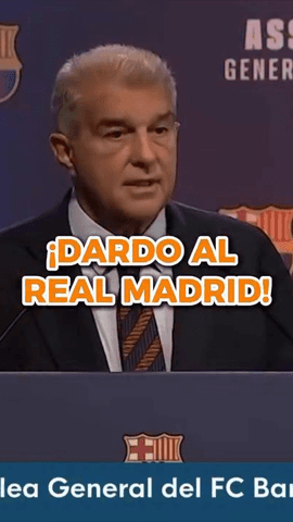  ¡Joan Laporta lanza un dardo al Real Madrid!