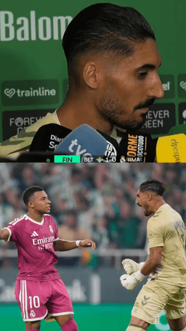 Álvaro Valles, héroe del Real Betis ante el Real Madrid, ha comentado así su penalti parado en el descuento a Mbappé y su posterior rifirrafe con el galo.