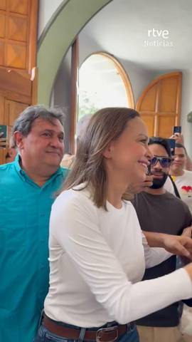  Mar�a Corina Machado ha regresado a Venezuela y se encuentra en Caracas, seg�n ha podido confirmar RTVE.