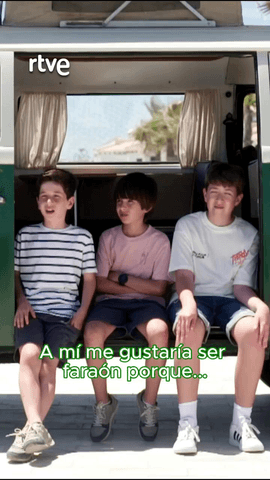 Y a estos pequeños, ¿les gustaría ser faraones?