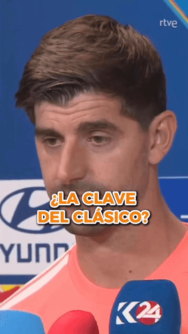  Courtois tira de sorna para apuntar donde está la clave del clásico