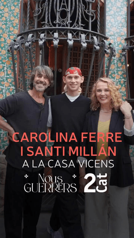  @santimillan i @carolinaferreamat tenen una missió: convertir-se en guies de la @casavicens per un dia… Qui s’ho haurà preparat millor?