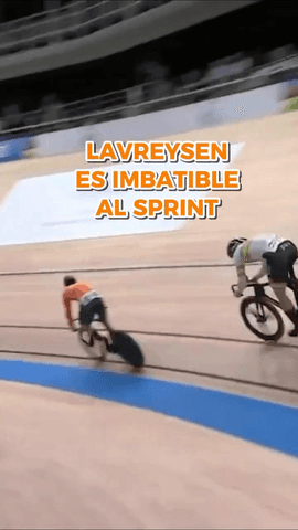 Harrie Lavreysen es imbatible al sprint