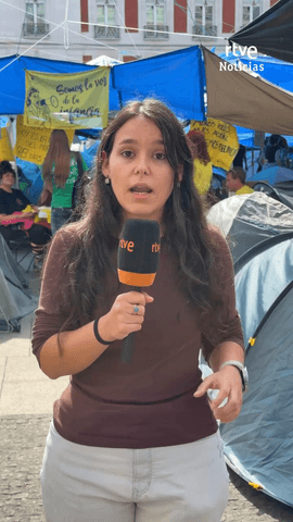  La acampada de la Puerta del Sol re�ne ya a movimientos sociales que van m�s all� del Sindicato de Inquilinas.