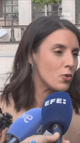 Irene Montero (Podemos) ofrece unas 