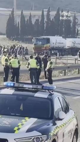 La huelga indefinida del metal de la Regi�n de Murcia arranca con choques entre los manifestantes y la Guardia Civil.